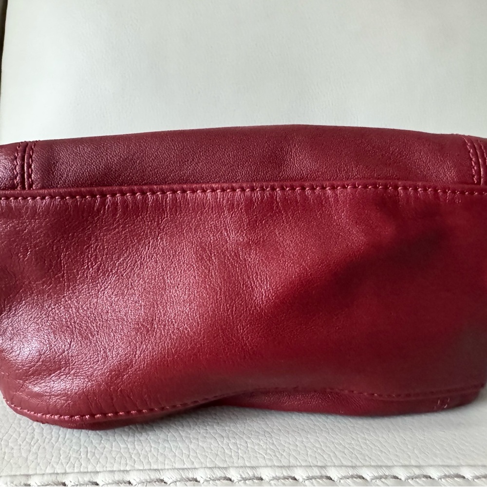 LONGCHAMP ALL LEATHER BURGUNDY Backpack - Picture 2 of 6